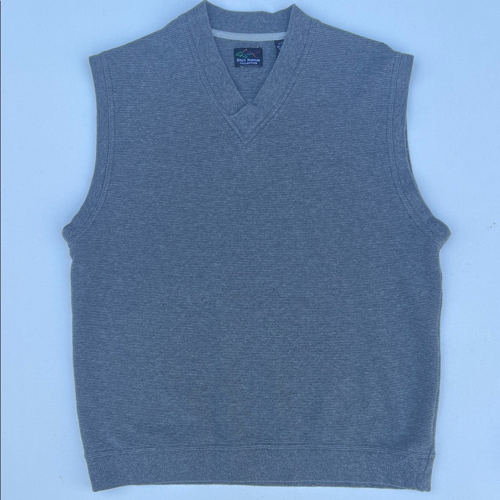 🩶Vtg Greg Norman ribbed vest🩶